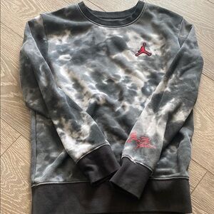EUC Jordan Black and Gray Kids Sweatshirt